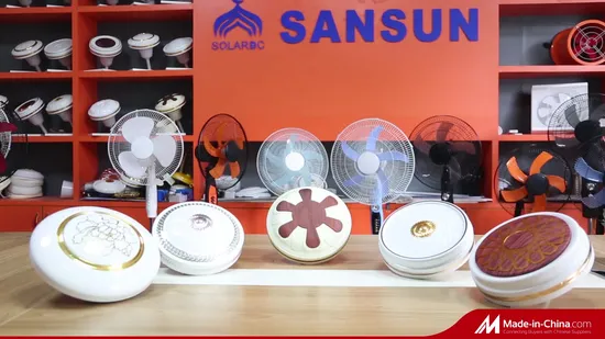 48 pouces ou 56 pouces appareil électroménager électronique solaire AC DC ventilateur de plafond commutateur de télécommande